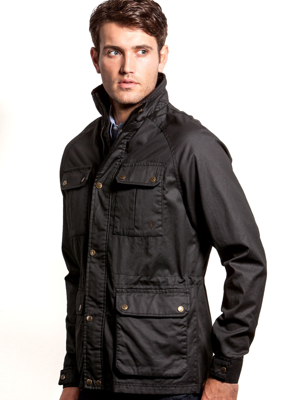 wax coated jacket mens