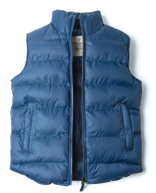 Stay snug in the cold James Bond style, wear a Puffy Jacket or Gilet ...