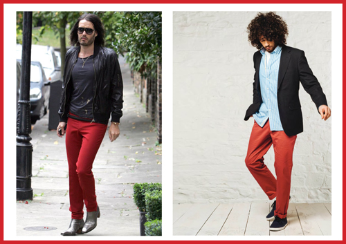 Russell Brand Red Chinos